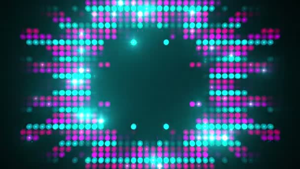 LED clignotantes colorées abstraites 