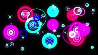 Mor daireli soyut arkaplan