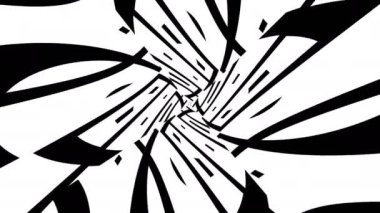 siyah-beyaz sürekli değişen döngü