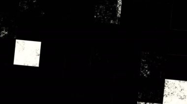 Animasyon hareketli beyaz küpler