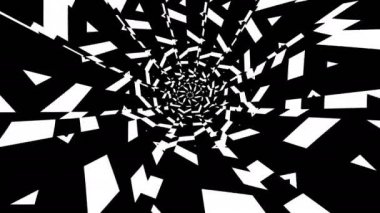 siyah-beyaz sürekli değişen döngü