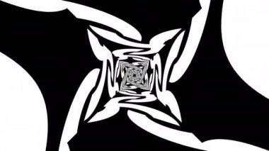 siyah-beyaz sürekli değişen döngü