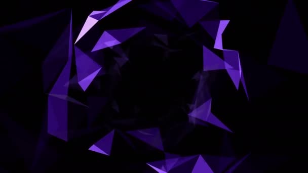 fond de polygone bleu brillant 