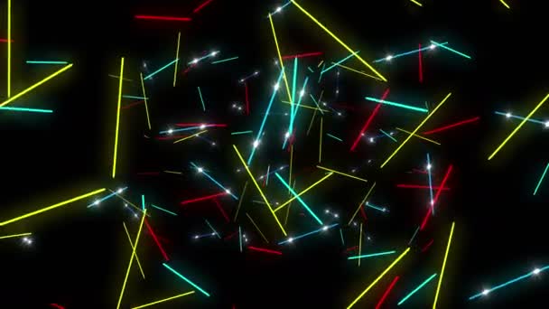 Lignes aériennes colorées 