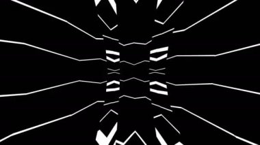 siyah-beyaz sürekli değişen döngü