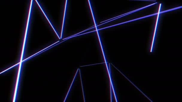 stries lumineuses colorées