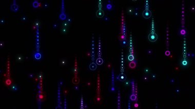 hareketli neon çizgili