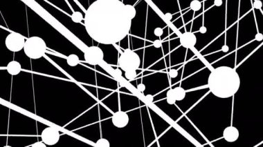 Geometrik şekiller hipnotik ritmik hareketi