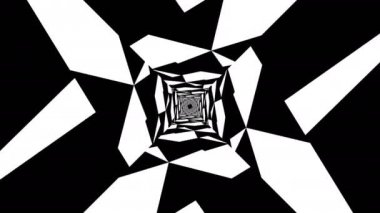 siyah-beyaz sürekli değişen döngü