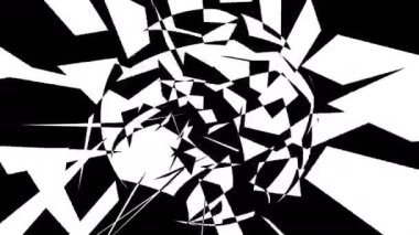 siyah-beyaz sürekli değişen döngü