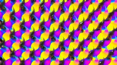 Büküm desenli dijital görsel animasyon. Başlıklarda, sunumlarda veya VJ kullanımında kullanmak için ideal döngüsüz renksiz geometrik patlayıcı etkisi görüntüsü. 