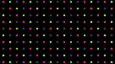 Somurtkan elmalı dijital görsel animasyon. Başlıklarda, sunumlarda veya VJ kullanımında kullanmak için ideal döngüsüz renksiz geometrik patlayıcı etkisi görüntüsü.  