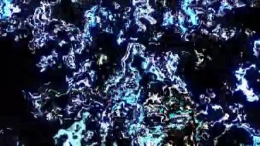 Canlı dijital görsel animasyon. Başlıklarda, sunumlarda veya VJ kullanımında kullanmak için ideal döngüsüz renksiz geometrik patlayıcı etkisi görüntüsü. 