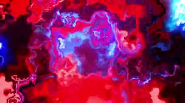 Canlı dijital görsel animasyon. Başlıklarda, sunumlarda veya VJ kullanımında kullanmak için ideal döngüsüz renksiz geometrik patlayıcı etkisi görüntüsü. 
