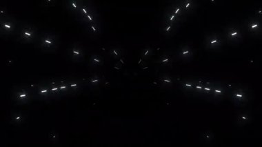 Gürültü şekilli dijital görsel animasyon. Başlıklarda, sunumlarda veya VJ kullanımında kullanmak için ideal döngüsüz renksiz geometrik patlayıcı etkisi görüntüsü. 