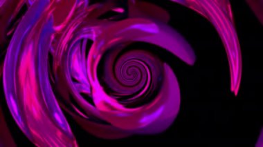 Sıvı büküm dijital görsel animasyon. Başlıklarda, sunumlarda veya VJ kullanımında kullanmak için ideal döngüsüz renksiz geometrik patlayıcı etkisi görüntüsü. 