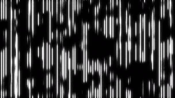 Волновые Линии Цифровой Визуальной Анимации Цикл Бесшовных Абстрактных Цветных Геометрических — стоковое видео