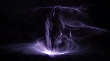 Dijital görsel animasyon. Başlıklarda, sunumlarda veya VJ kullanımında kullanmak için ideal döngüsüz renksiz geometrik patlayıcı etkisi görüntüsü. 