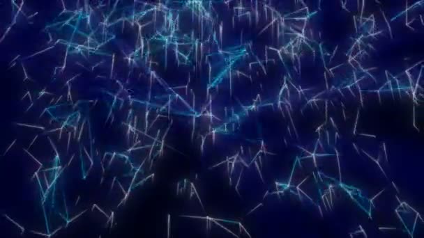 Jäljityslinja Digitaalinen Visuaalinen Animaatio Silmukka Saumaton Abstrakti Värillinen Geometrinen Räjähtävä — kuvapankkivideo