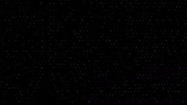 Beyaz desenli dijital görsel animasyon. Başlıklarda, sunumlarda veya VJ kullanımında kullanmak için ideal döngüsüz renksiz geometrik patlayıcı etkisi görüntüsü. 