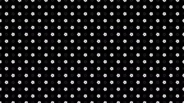 Beyaz desenli dijital görsel animasyon. Başlıklarda, sunumlarda veya VJ kullanımında kullanmak için ideal döngüsüz renksiz geometrik patlayıcı etkisi görüntüsü. 