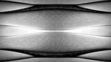 Şekil bozma dijital görsel animasyon. Başlıklarda, sunumlarda veya VJ kullanımında kullanmak için ideal döngüsüz renksiz geometrik patlayıcı etkisi görüntüsü. 