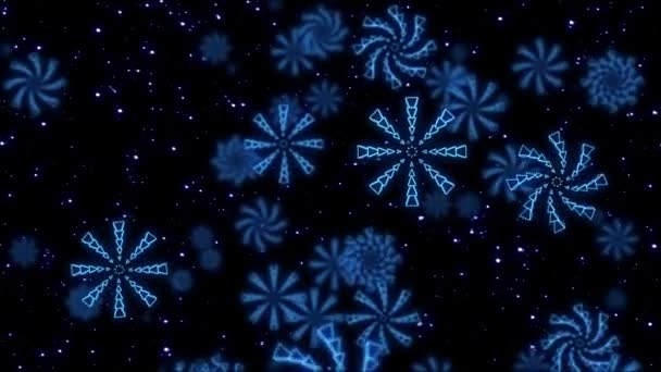 Christmas abstract Snow — Stockvideo