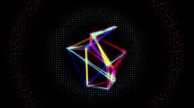 Soyut Delta renk patlaması