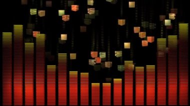 Sıcak ekolayzer arka plan