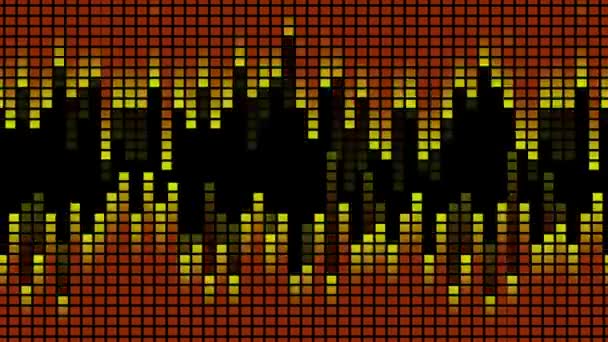 Abstract Hot Equalizer achtergrond — Stockvideo