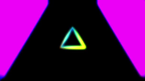 Fondo triangular abstracto — Vídeos de Stock