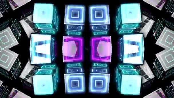 Abstrait cube partie — Video