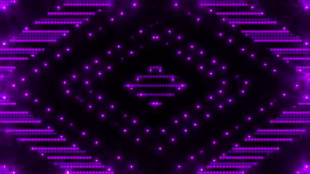 紫 Led の抽象的な背景 — ストック動画