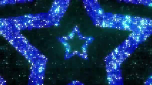 Fondo de estrellas abstractas — Vídeo de stock