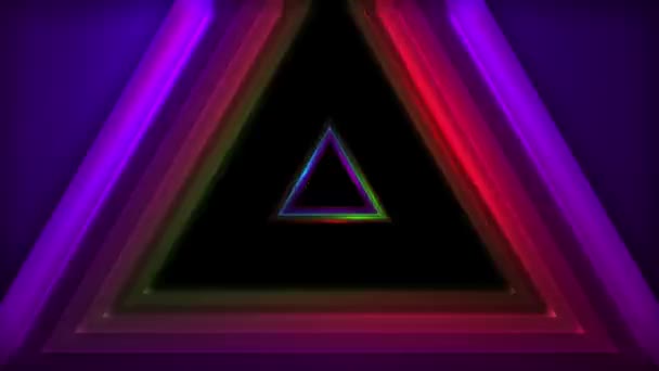 Абстрактный треугольный фон — стоковое видео