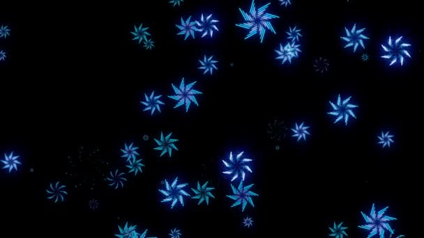 neige de Noël abstraite 