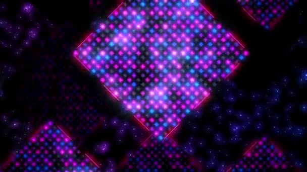 Disco Pixeles fondo — Vídeo de stock