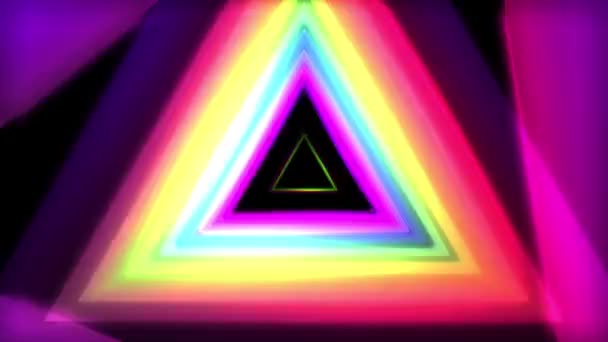 Fondo triangular abstracto — Vídeo de stock