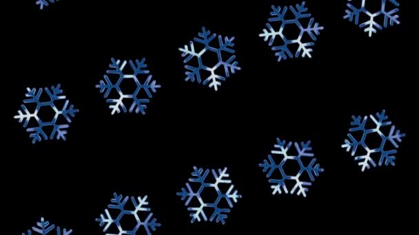 Streszczenie Christmas Snow — Wideo stockowe