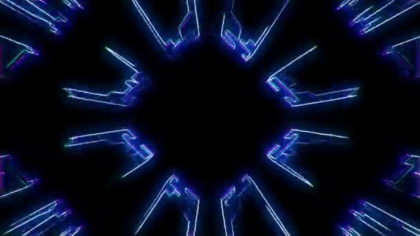 Compteur de visualiseur audio abstrait 