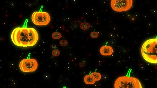 Hintergrund der Halloween-Party — Stockvideo