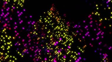 hareketli şehir gece ışıkları