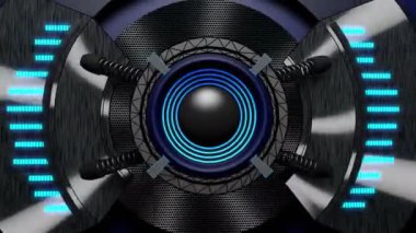 Soyut hareketli Soundapeaker