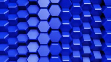 Soyut hareketli mavi dalga