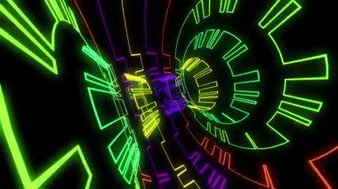 Hareketli renkli gezisi