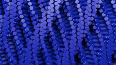 Soyut hareketli mavi dalga