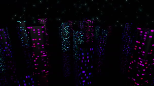 déplacer les lumières de ville de nuit 