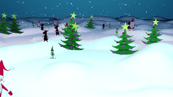 Fond de Noël animé 