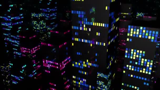 déplacer les lumières de ville de nuit 