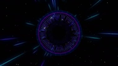 hareketli gece ışık ekolayzır